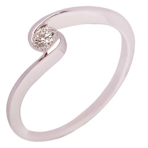 

Кольцо из золота р.  DIAMOND PRIME 38-2-DD-R-113527, бриллиант, 38-2-DD-R-113527