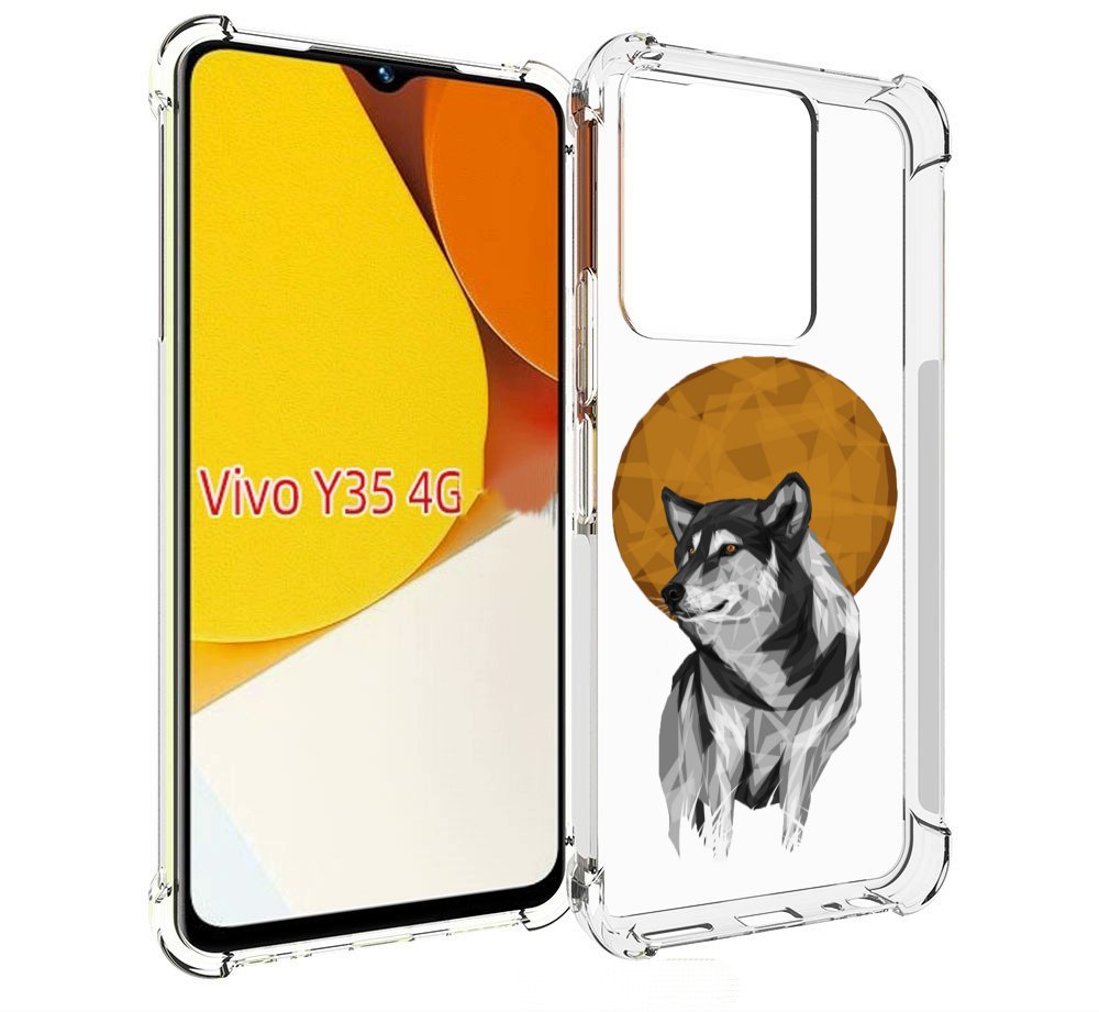 

Чехол MyPads Лунный волк для Vivo Y35 4G 2022 / Vivo Y22, Прозрачный, Tocco