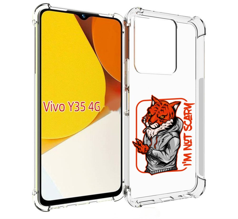 

Чехол MyPads Лис для Vivo Y35 4G 2022 / Vivo Y22, Прозрачный, Tocco