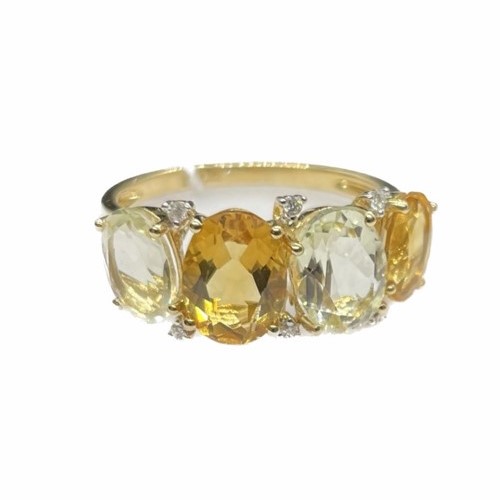 

Кольцо из золота р.  DIAMOND PRIME 48-3-DQ-R-000251, бриллиант\кварц\цитрин, 48-3-DQ-R-000251