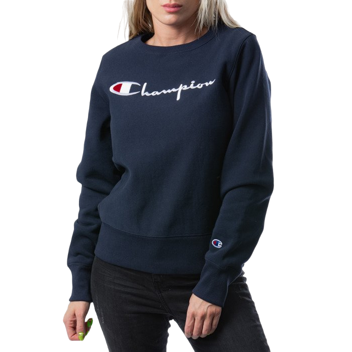 

Свитшот Champion для женщин, чёрный, XS, 112188, Черный, 112188