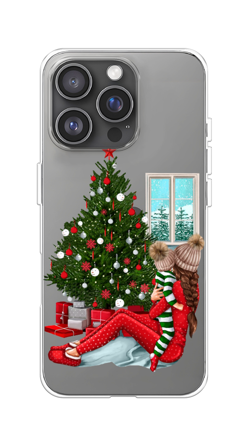 

Чехол на Apple iPhone 16 Pro "Новый год с мамой", Красный;зеленый;голубой, 16250-1