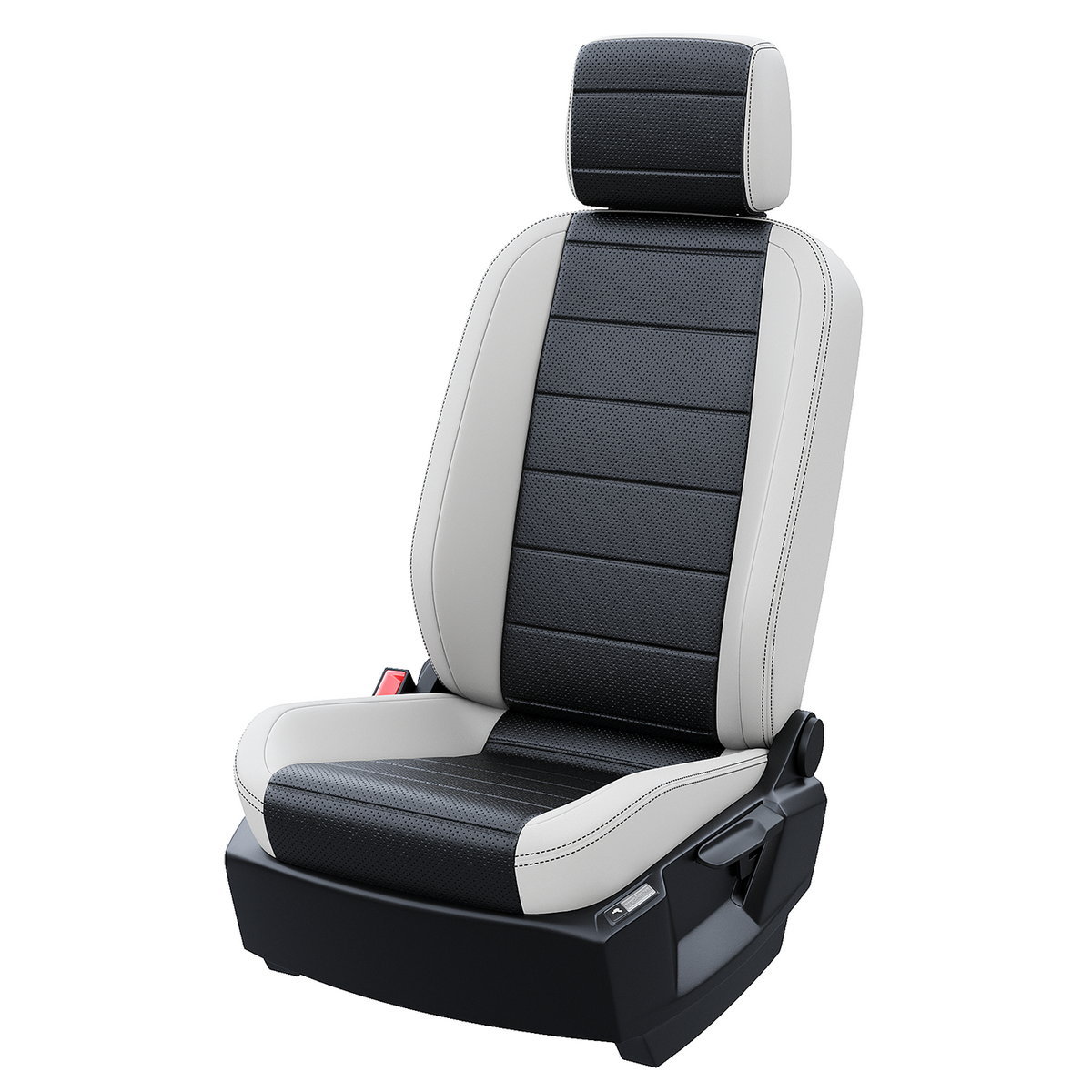 

Чехлы на сиденья Чехлы.ру для KIA Ceed 3 2018-2024 5363AV138FT2 Экокожа Белый Черный, Черный;белый, 5363AV