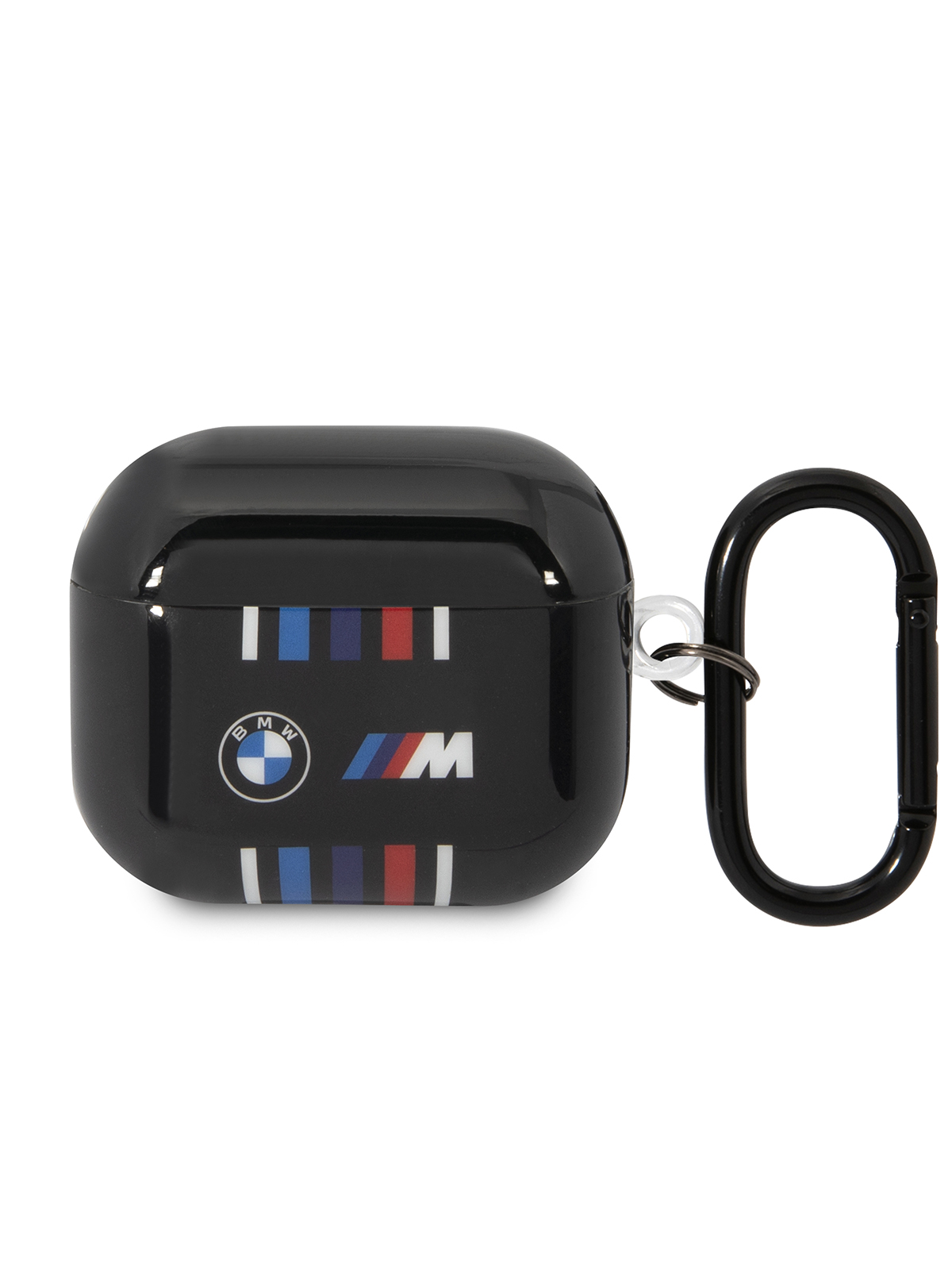 

Чехол BMW для Airpods 3 M-Collection силиконовый с карабином, черный