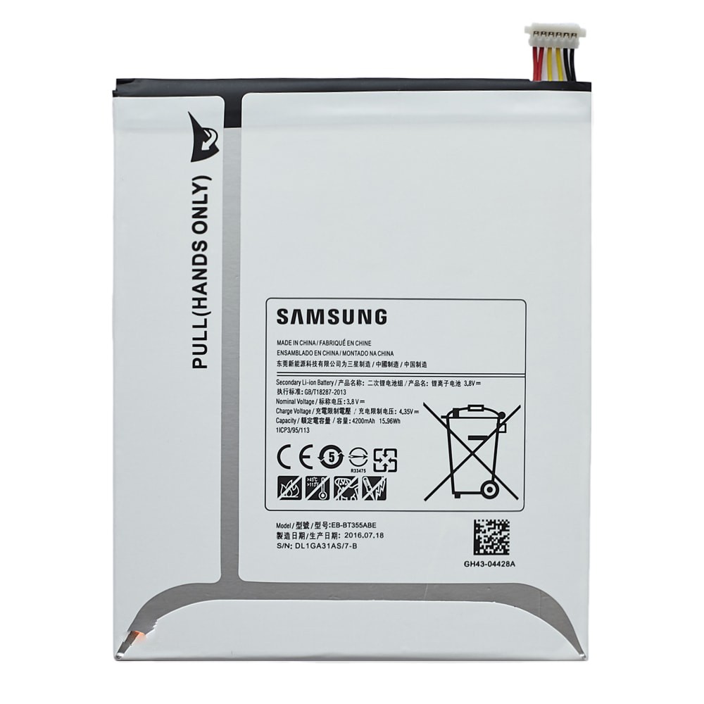 

Аккумулятор Samsung Samsung Galaxy Tab A 8.0 EB-BT355ABE (00-00006123), Samsung Galaxy Tab A 8.0 EB-BT355ABE
