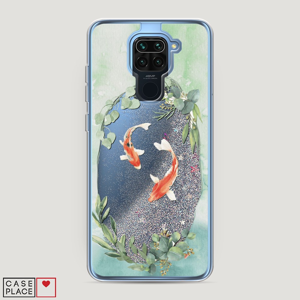 

Чехол Awog на Xiaomi Redmi 10X 4G/Note 9 "Две золотые рыбки", 38291-1