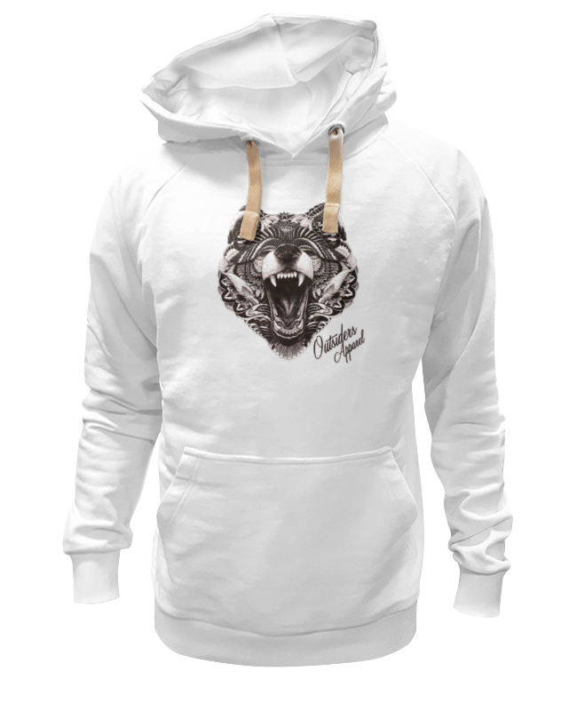 

Худи унисекс Printio Animal art белое 2XL, Белый, Animal art