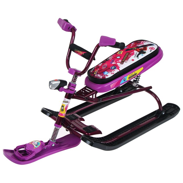 фото Снегокат nika snowdrive детский, с гонщиком, 1 шт.