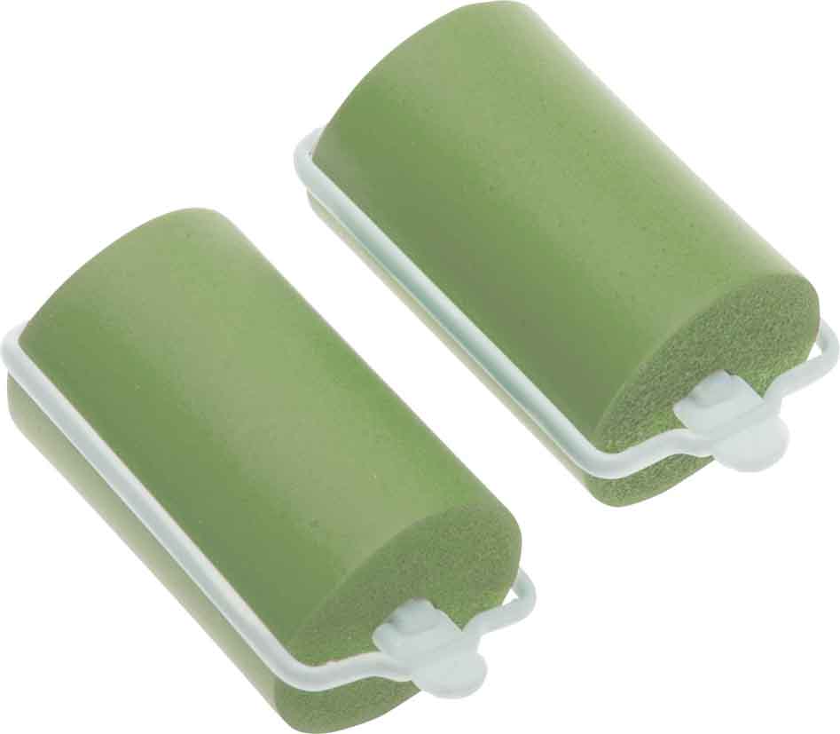 Набор бигуди резиновых Dewal Beauty, 38 мм x 70 мм (10 штук), зеленые набор бигуди резиновых dewal beauty 38 мм x 70 мм 10 штук зеленые