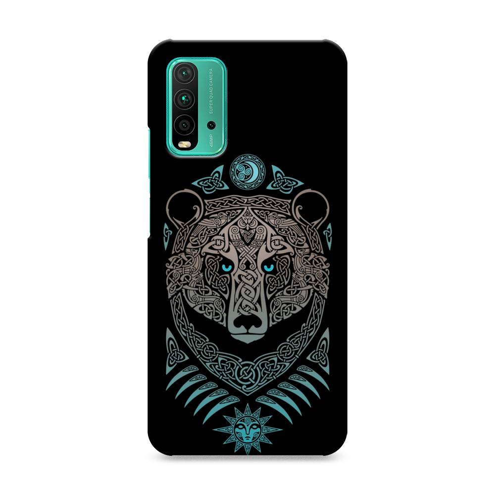 

Пластиковый чехол "Кельтский медведь" на Xiaomi Redmi 9T, 39820-1