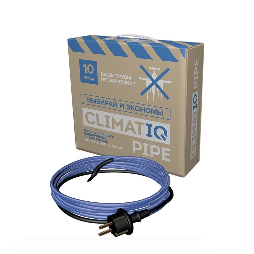 

Греющий кабель CLIMATIQ PIPE 19 метров, climatiqpipe19