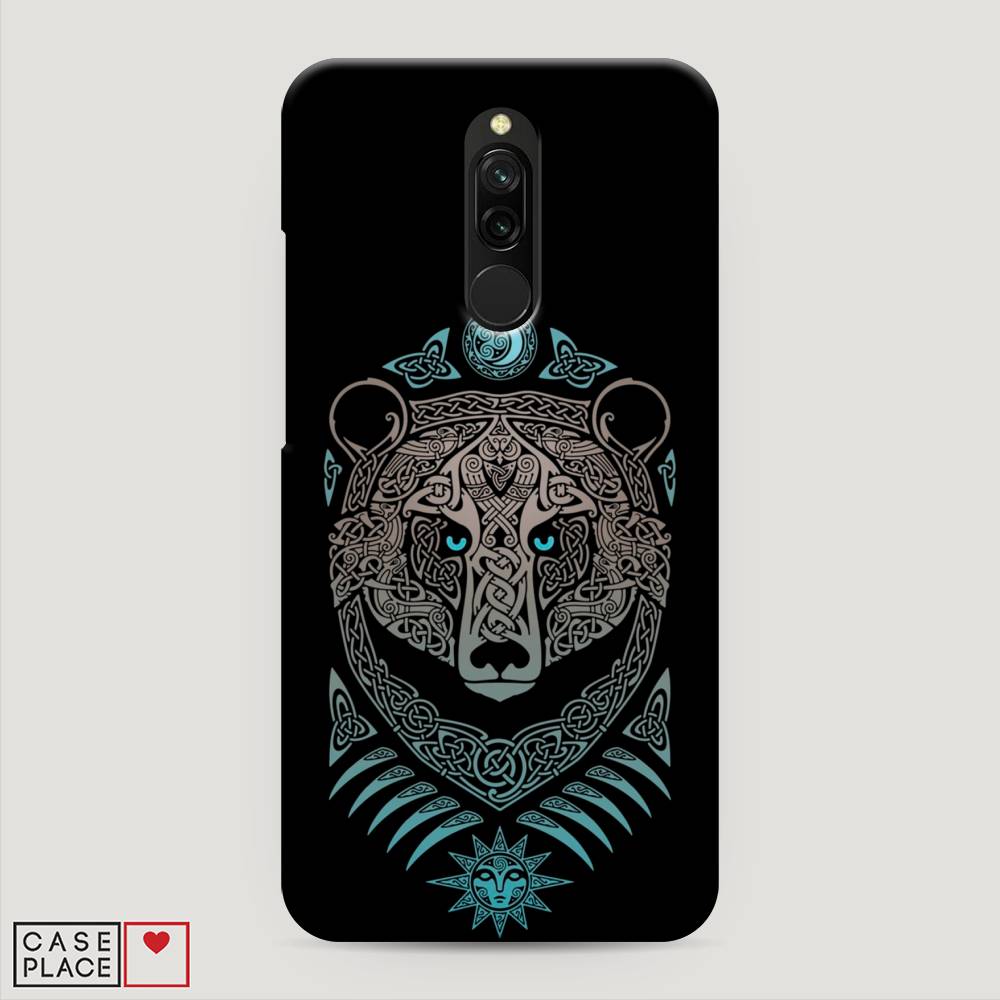 

Пластиковый чехол "Кельтский медведь" на Xiaomi Redmi 8, 37120-1