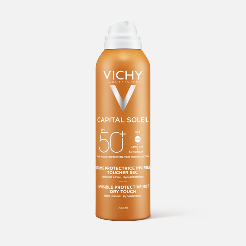 Солнцезащитное средство Vichy Ideal Soleil Invisible Hydrating Mist SPF 50 200 мл 4779₽