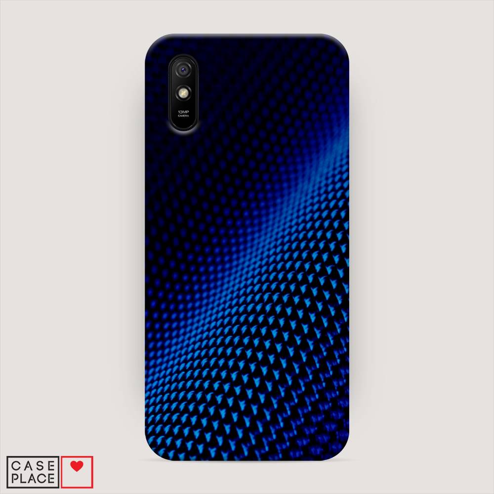 

Пластиковый чехол "Синий карбон" на Xiaomi Redmi 9A, 38920-2