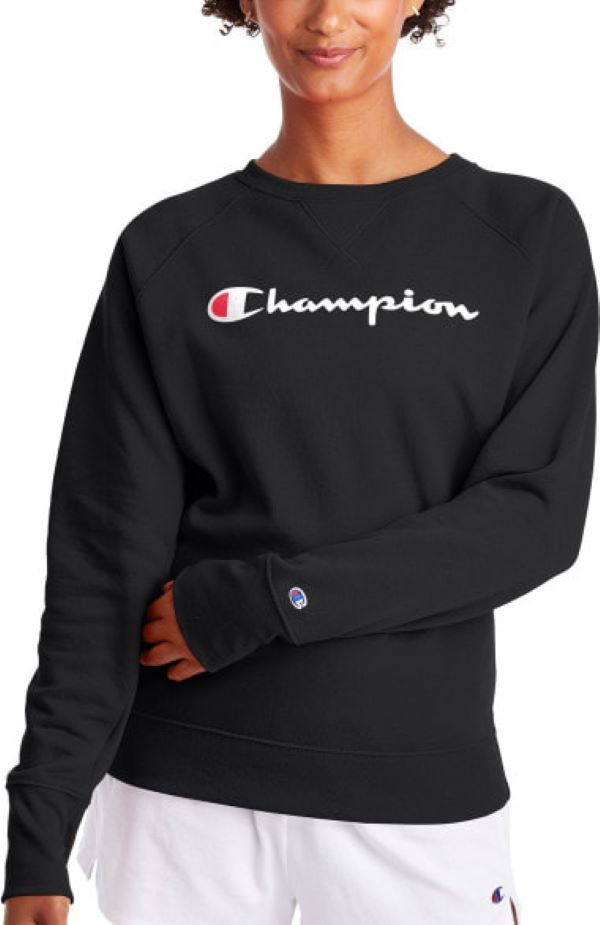 

Свитшот Champion для женщин, чёрный, S, 112188, Черный, 112188
