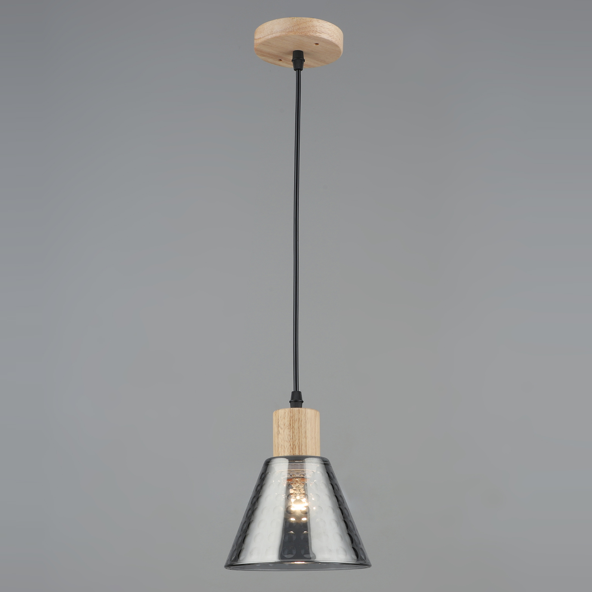 

Люстра Лас Светас 79643/1H BK+WOOD+SMK, 79643/1H BK+WOOD+SMK