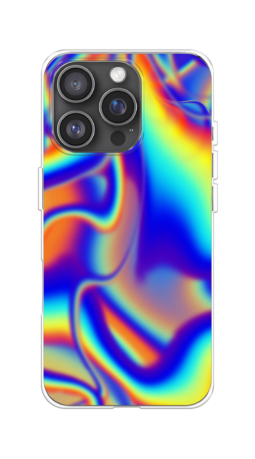 

Чехол на Apple iPhone 16 Pro "Яркая голограмма", Разноцветный, 16250-1