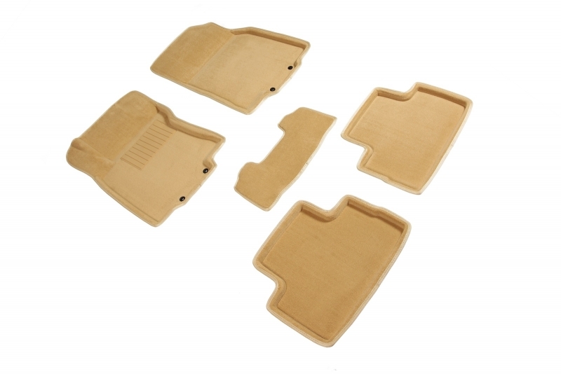 

Комплект ковриков в салон автомобиля 3D SeinTex 84755 Skoda Fabia 2007-18
