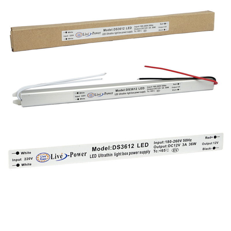 Блок питания для светодиодов Live Power, DC, Ip20, 12V/3A, 36W A3451