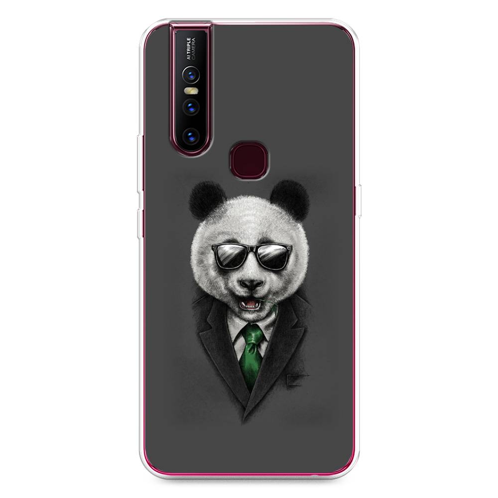 Чехол Awog на Vivo V15 Деловая панда