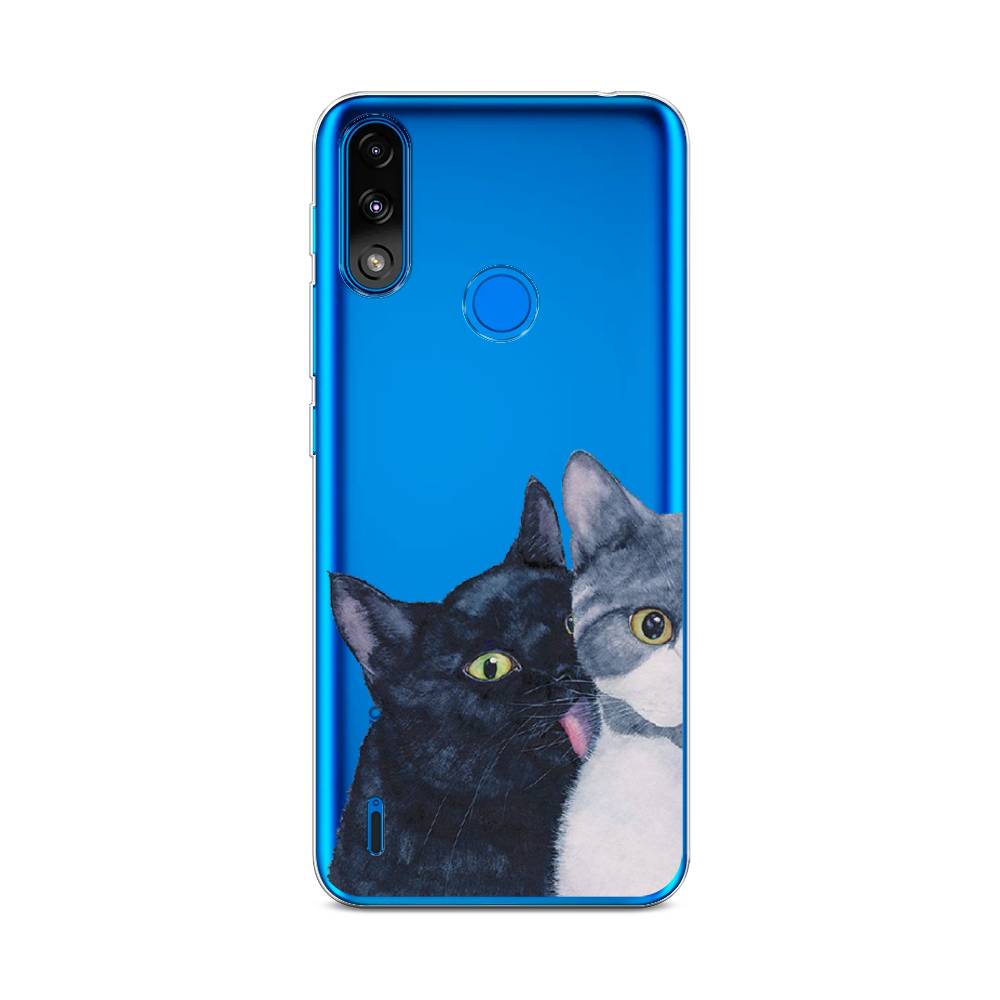 

Чехол Awog на Lenovo K13 / Леново K13 "Кошачья любовь", Синий, 113050-1