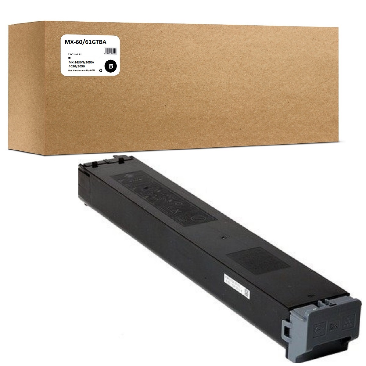 

Картридж OEM MX-61GTBA, Черный, OEM MX-60/61GTBA
