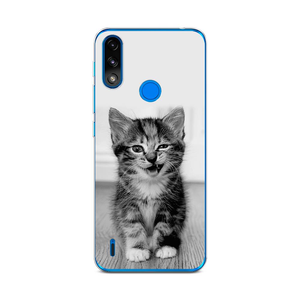 

Чехол Awog на Lenovo K13 / Леново K13 "Подмигивающий котенок", Черный;серый, 113050-1