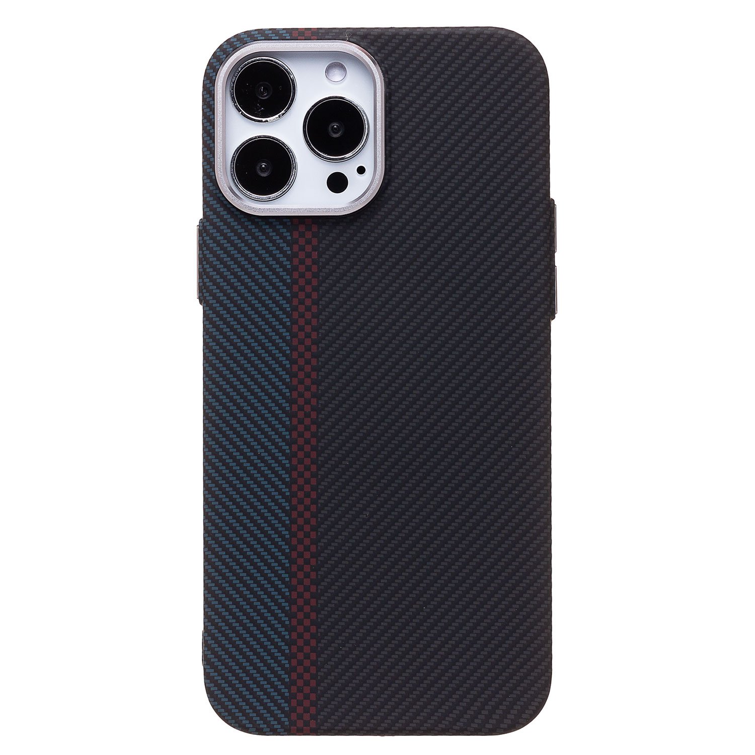 

Чехол для iPhone 13 Pro Max пластиковый Luxo Carbon (рис. 120), Синий