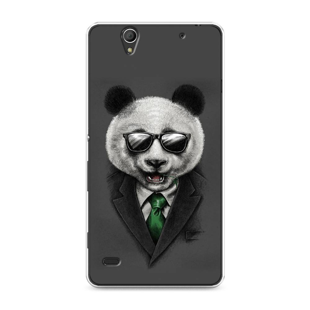 

Чехол Awog на Sony Xperia C4 "Деловая панда", Разноцветный, 52650-10