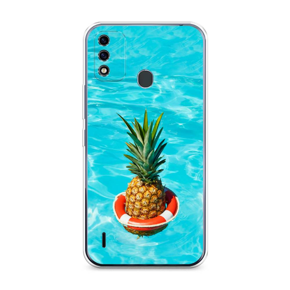 

Чехол Awog на Itel A48 "Ананас в бассейне", Разноцветный, 3200150-10