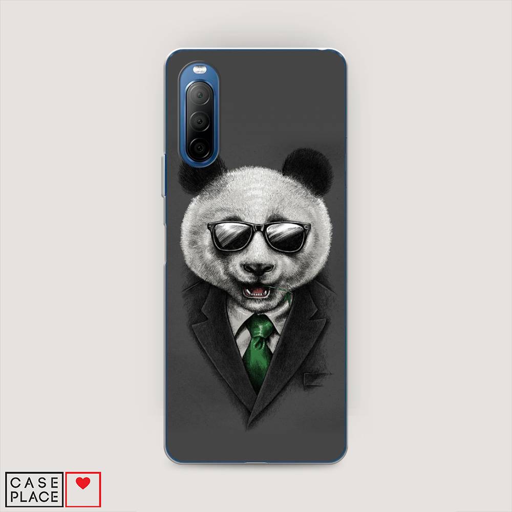 

Чехол Awog на Sony Xperia 10 II "Деловая панда", Разноцветный, 54650-10