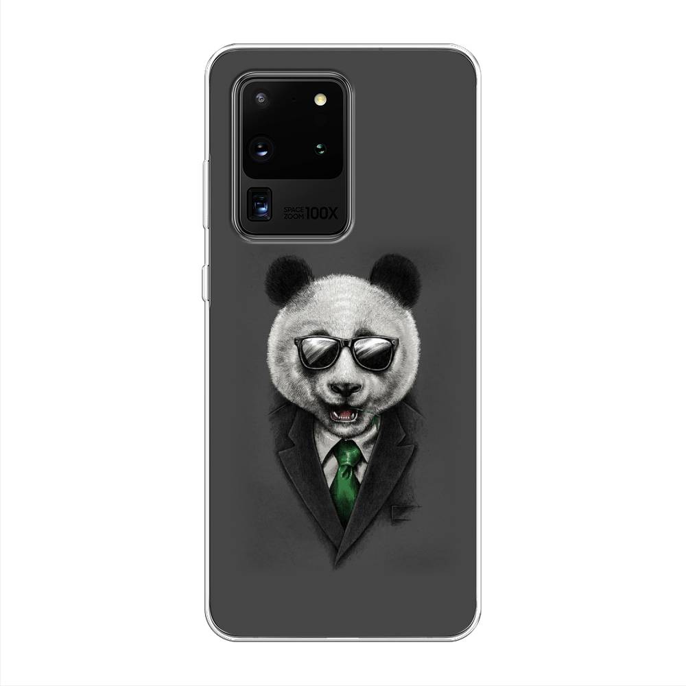 

Чехол Awog на Samsung Galaxy S20 Ultra "Деловая панда", Разноцветный, 29450-10