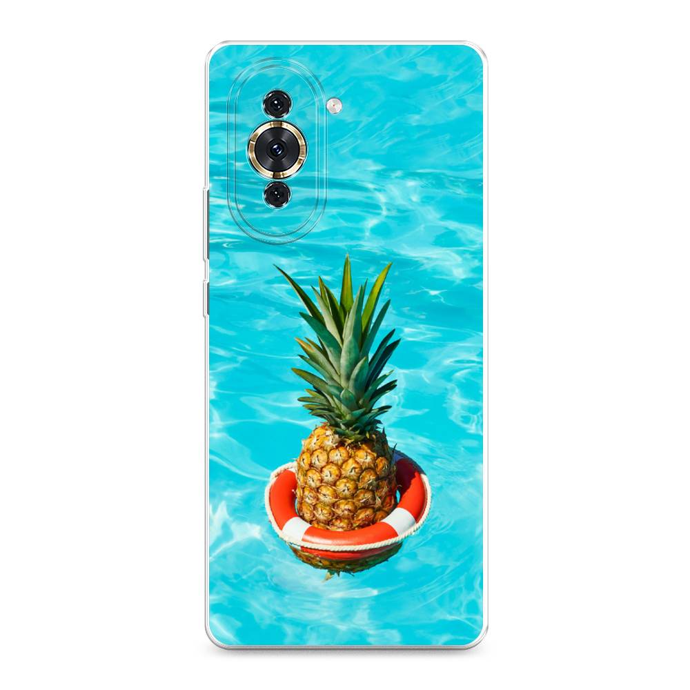 

Чехол Awog на Huawei Nova 10 "Ананас в бассейне", Разноцветный, 6108950-10