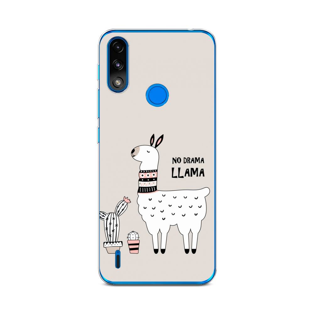 

Чехол Awog на Lenovo K13 / Леново K13 "No drama LLama", Бежевый;серый;белый, 113050-2