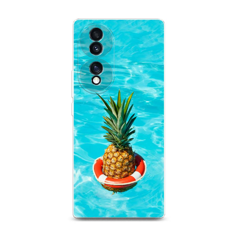 

Чехол Awog на Honor 70 "Ананас в бассейне", Разноцветный, 6108250-10