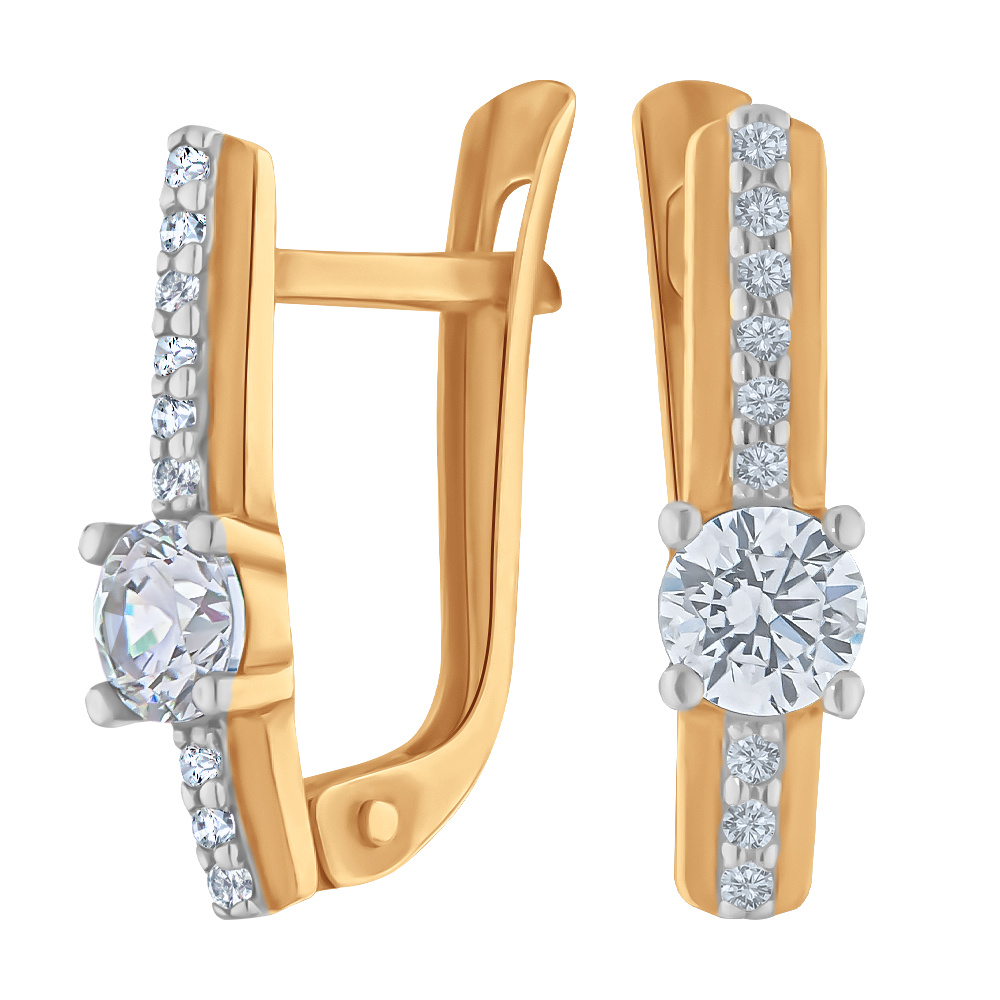 

Серьги из серебра с фианитом ЮВЕЛИР КАРАТ 2125769/9п, 2125769/9п