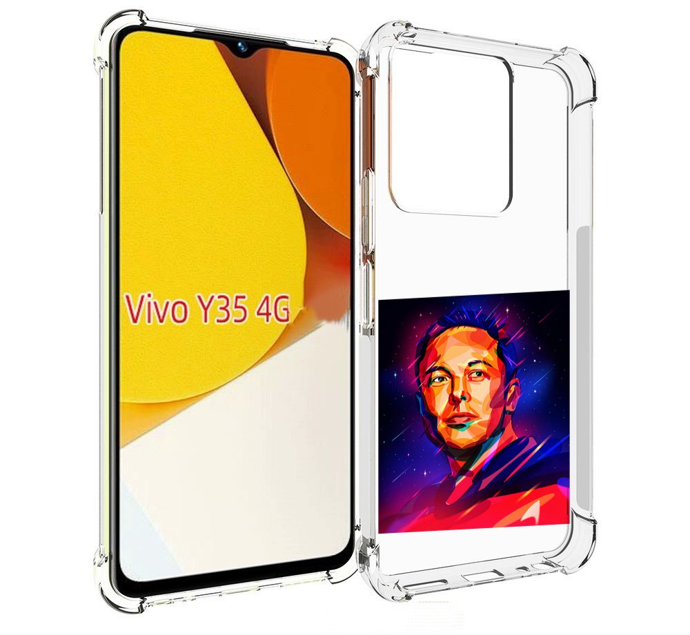 

Чехол MyPads Илон-Маск для Vivo Y35 4G 2022 / Vivo Y22, Прозрачный, Tocco