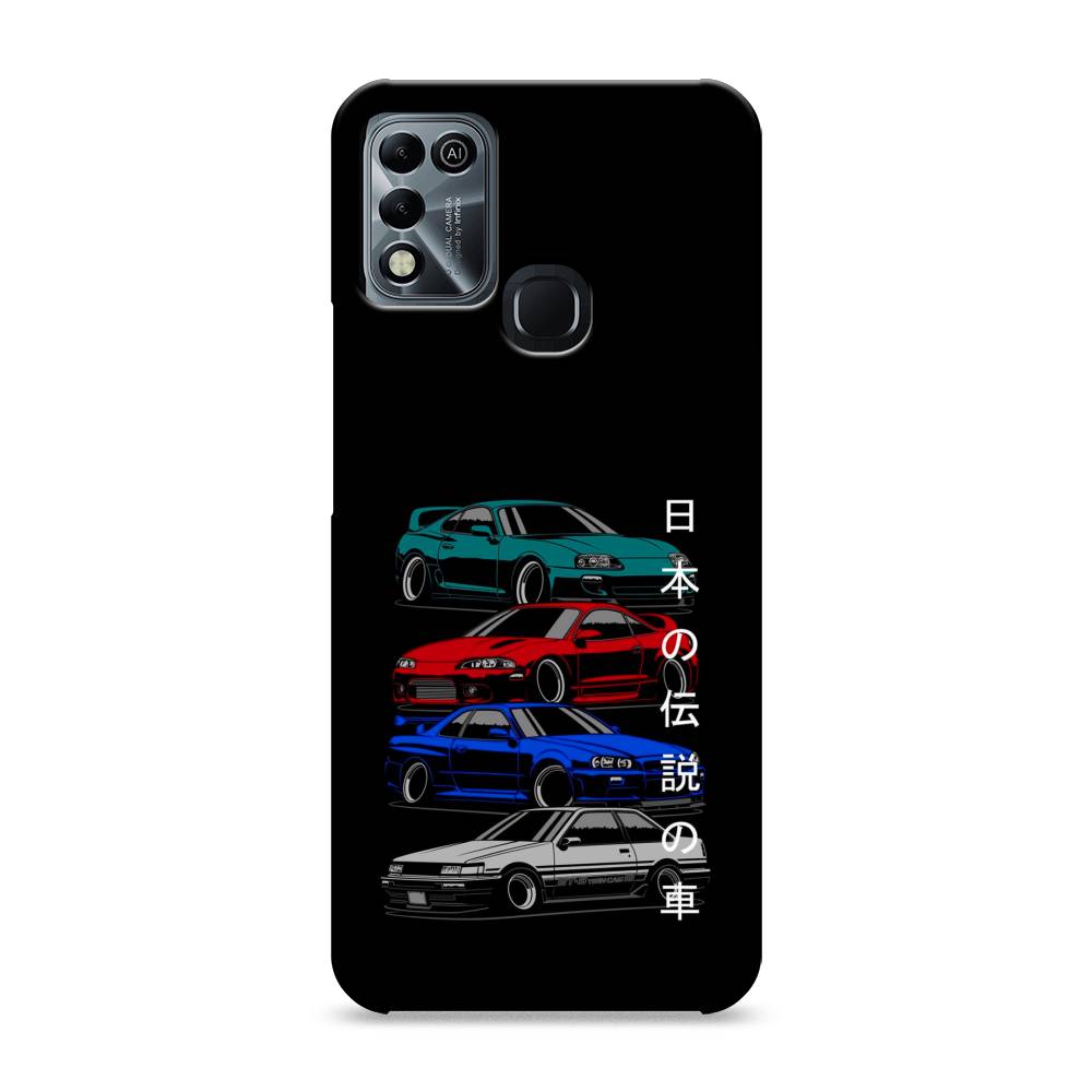 фото Пластиковый чехол "jdm legend cars" на infinix hot 11 play awog