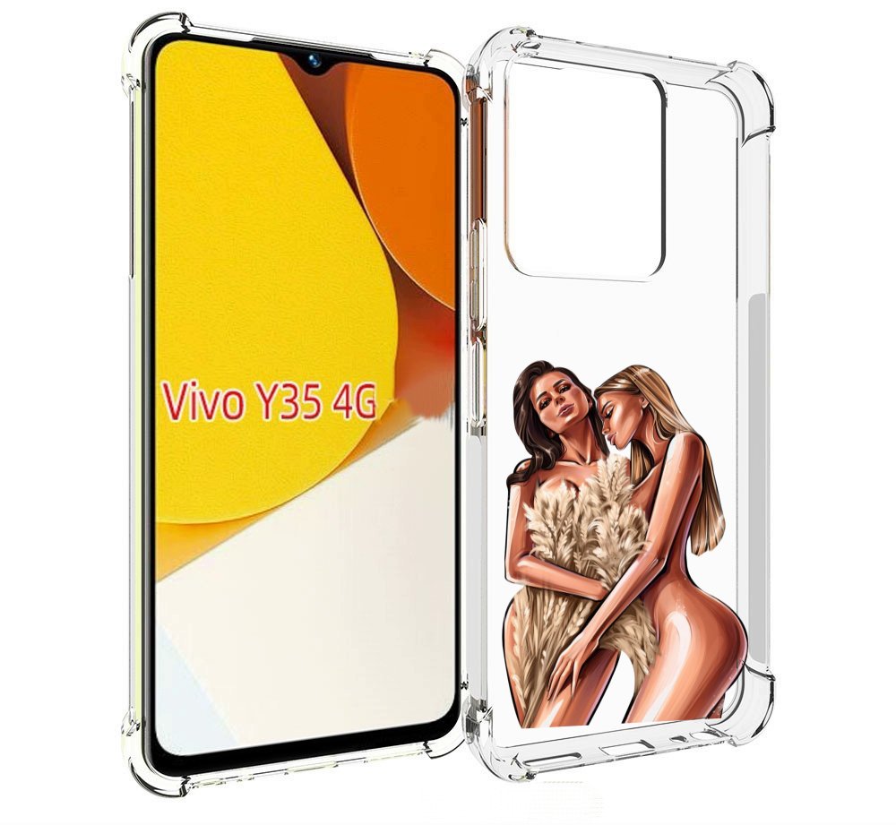 

Чехол MyPads Иллюстрированные-девушки женский для Vivo Y35 4G 2022 / Vivo Y22, Прозрачный, Tocco