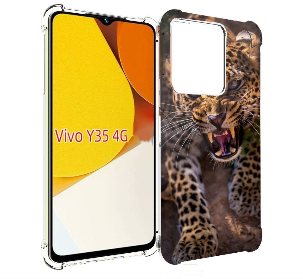 

Чехол MyPads Злой-гепард для Vivo Y35 4G 2022 / Vivo Y22, Прозрачный, Tocco