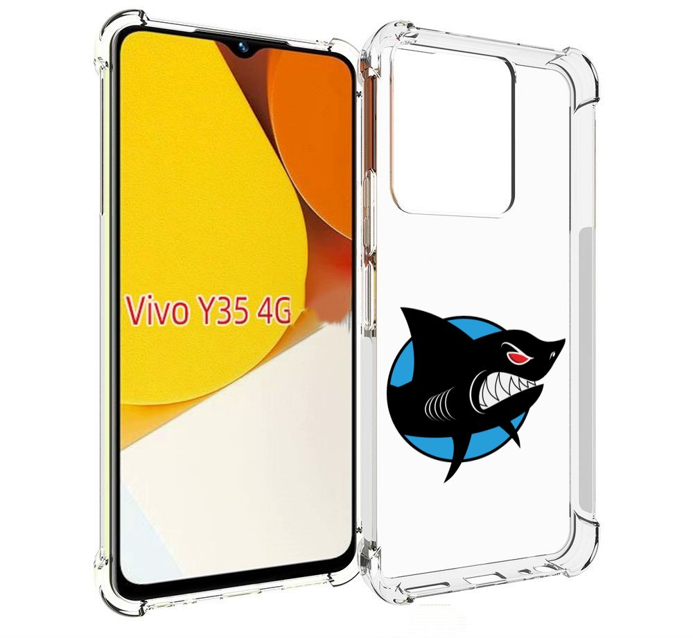 

Чехол MyPads Злая-акула для Vivo Y35 4G 2022 / Vivo Y22, Прозрачный, Tocco