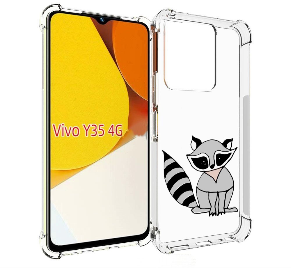 

Чехол MyPads Енотик для Vivo Y35 4G 2022 / Vivo Y22, Прозрачный, Tocco