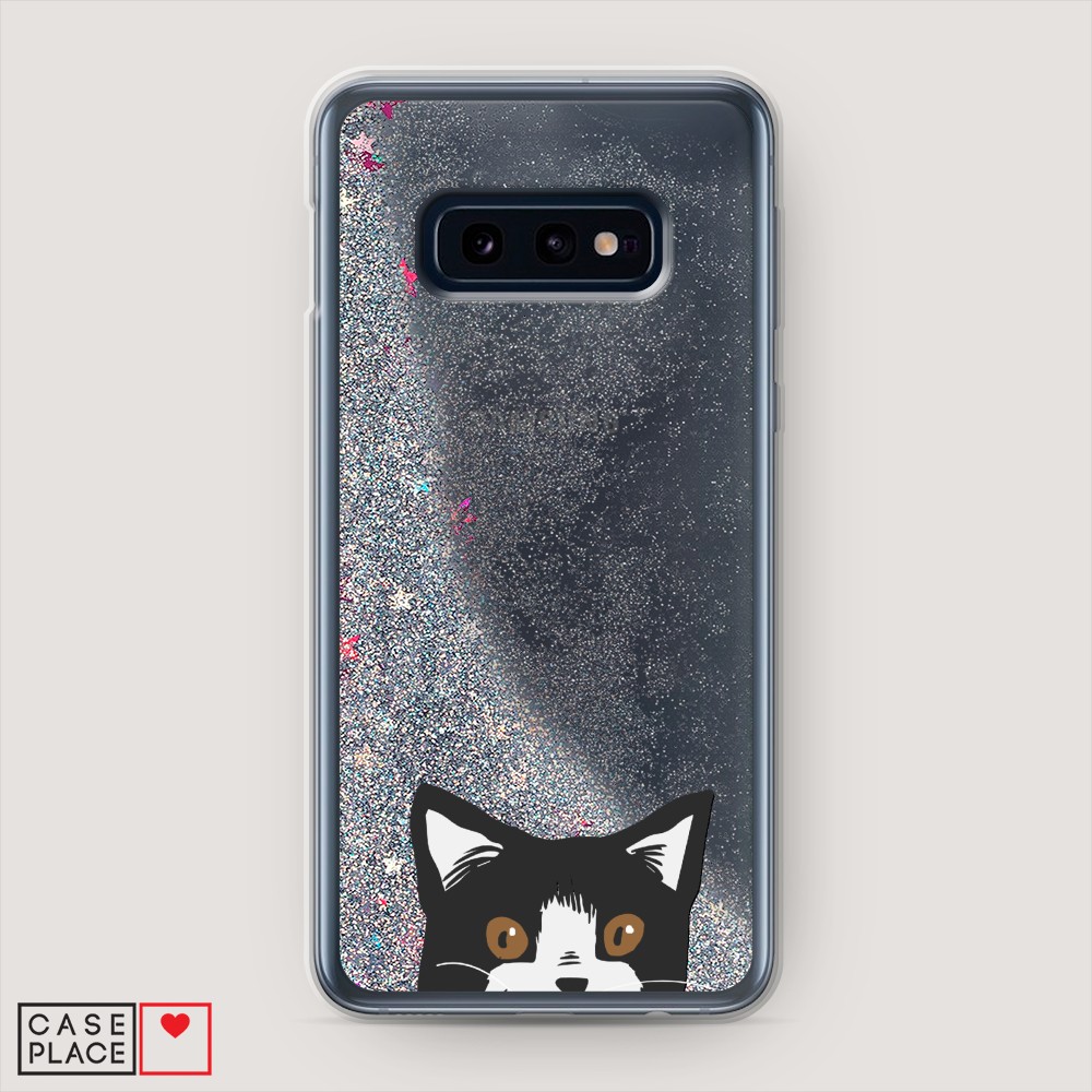 

Чехол Awog на Samsung Galaxy S10E "Подглядывающий кот", Разноцветный, 27291-1