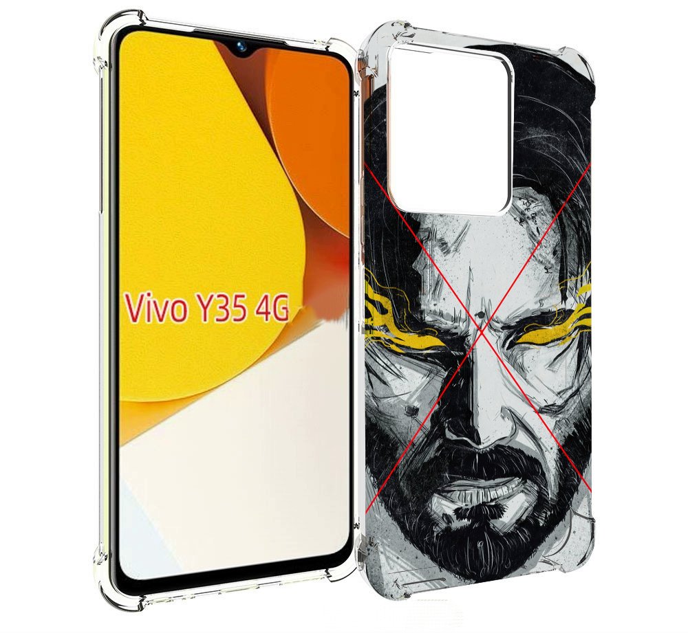 

Чехол MyPads Джон-Уик для Vivo Y35 4G 2022 / Vivo Y22, Прозрачный, Tocco