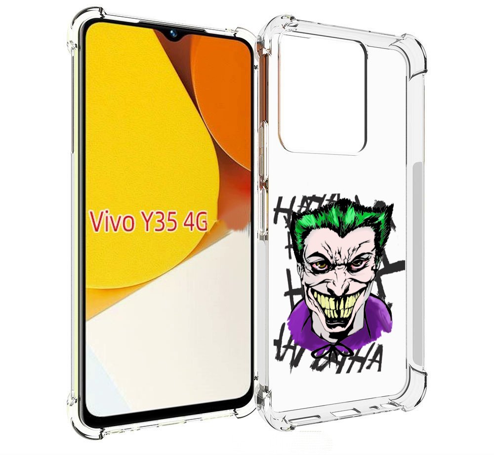 

Чехол MyPads Джокер-крейзи для Vivo Y35 4G 2022 / Vivo Y22, Прозрачный, Tocco