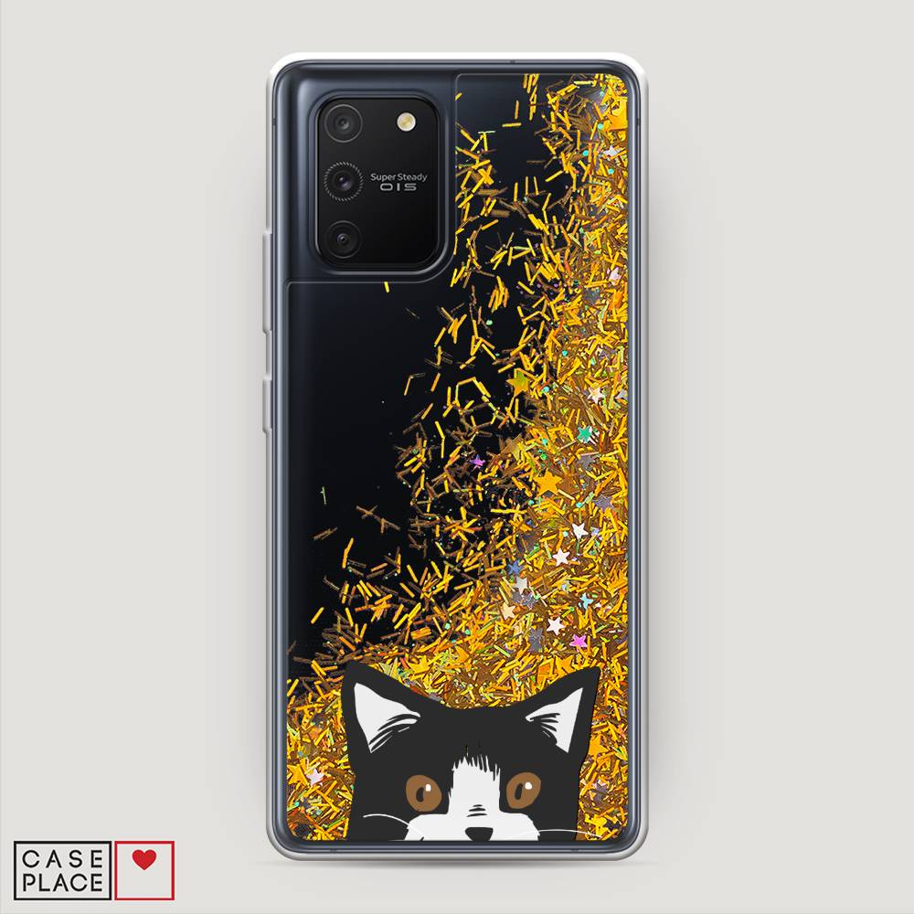 

Чехол Awog на Samsung Galaxy S10 Lite / Самсунг S10 Lite "Подглядывающий кот", Разноцветный, 210090-1