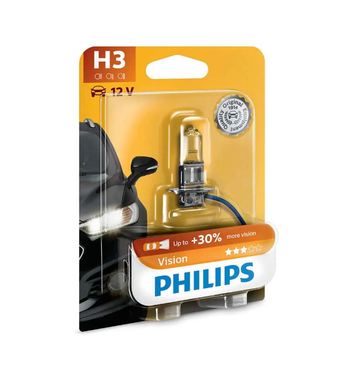 

Лампа 12V Головного Света H3 Vision (Блистер 1 Лампа) Philips 12336PRB1