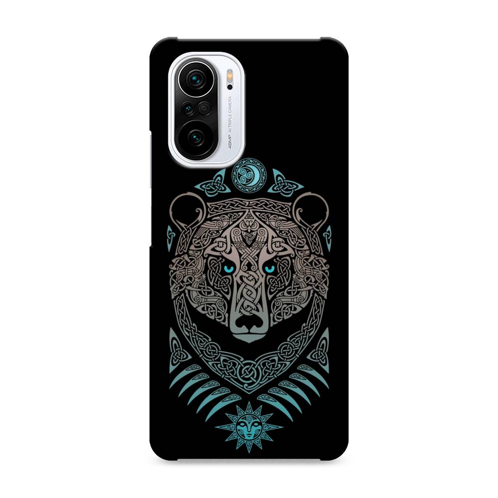 

Пластиковый чехол "Кельтский медведь" на Xiaomi Poco F3, 310120-1