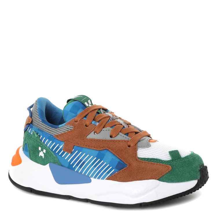 

Кроссовки PUMA RS-Z Minecraft PS для мальчиков 385651 зеленый 30, 385651
