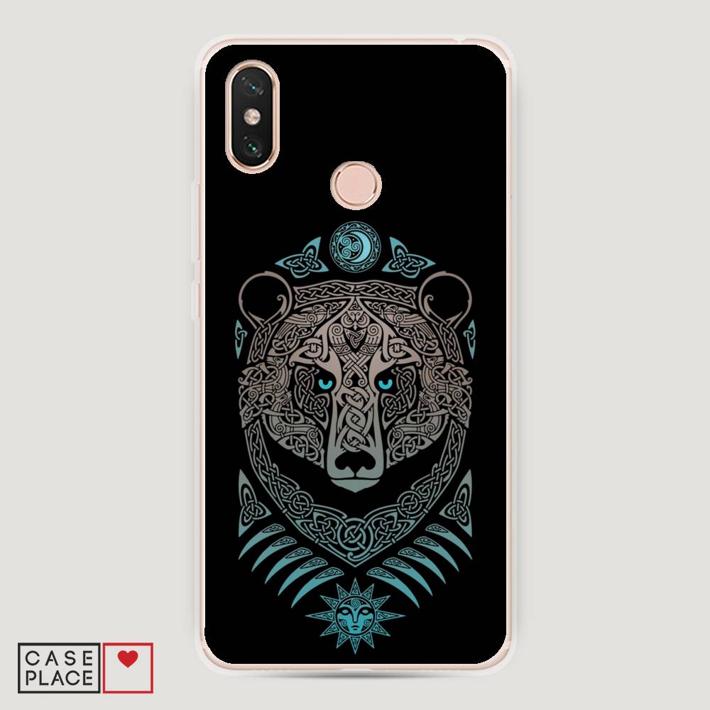 

Пластиковый чехол "Кельтский медведь" на Xiaomi Mi Max 3